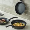 CAW2425, CAW2625, CAW2825 - Chảo Chống Dính Sâu Lòng IH Brawny Locknlock - 3 Kích Thước (24-26-28 Cm) - Màu Nâu - LocknLock Cần Thơ