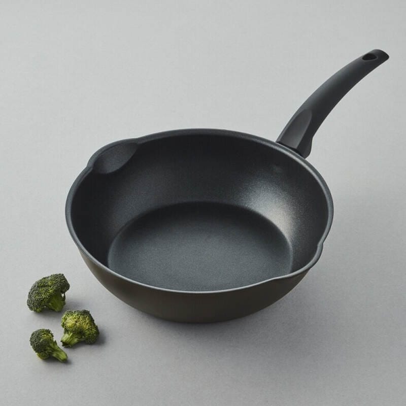 CAW2425, CAW2625, CAW2825 - Chảo Chống Dính Sâu Lòng IH Brawny Locknlock - 3 Kích Thước (24-26-28 Cm) - Màu Nâu - LocknLock Cần Thơ