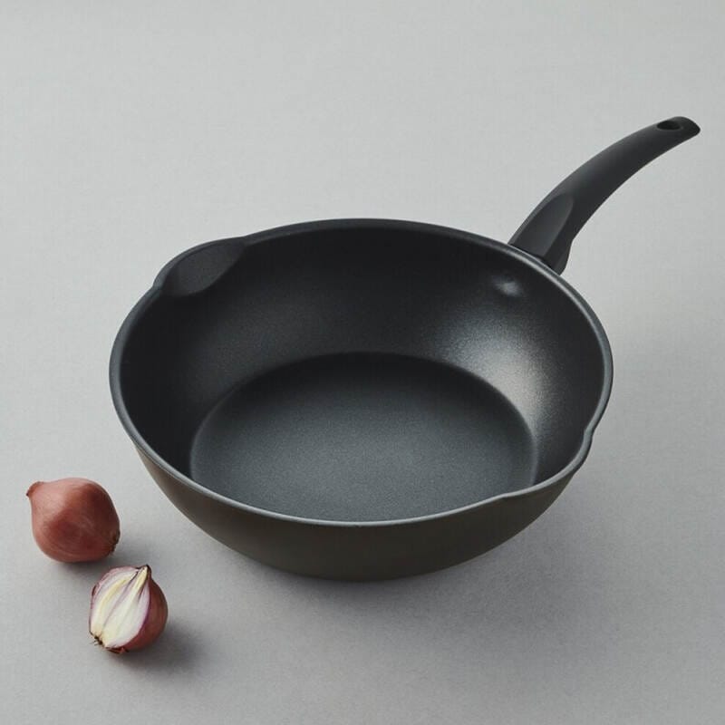 CAW2425, CAW2625, CAW2825 - Chảo Chống Dính Sâu Lòng IH Brawny Locknlock - 3 Kích Thước (24-26-28 Cm) - Màu Nâu - LocknLock Cần Thơ