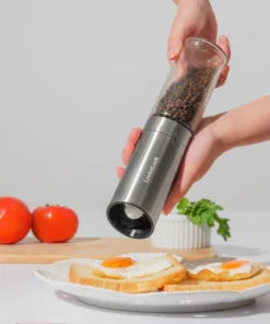 CKO117 - Máy Xay Muối & Tiêu Trọng Lực - Silver - 170Ml - LocknLock - LocknLock Cần Thơ