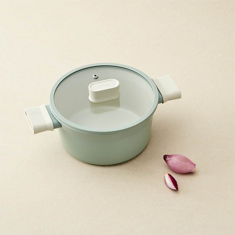 CSU1222MIT - Nồi 2 Tay Cầm Suit LocknLock 22cm - Màu Mint - LocknLock Cần Thơ