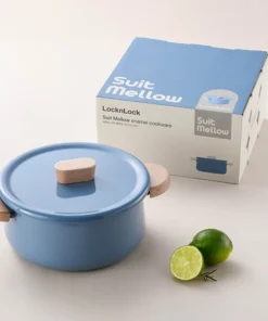CSU2202 - Nồi có nắp 2 tay cầm Suit Mellow LocknLock 20 cm - màu xanh - LocknLock Cần Thơ