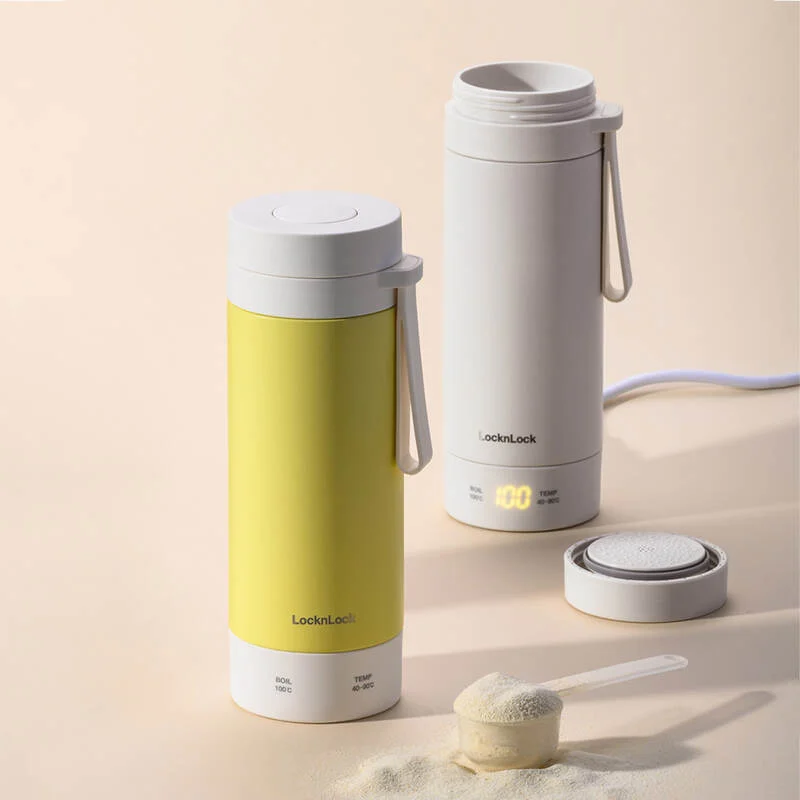 EJC723IVY,EJC723LYEL - Bình Đun Giữ Nhiệt Lock&Lock Heating Tumbler 220 - 240V, 50 - 60Hz, 300W, 300Ml - 2 Màu (Ngà, Vàng Nhạt) - LocknLock Cần Thơ