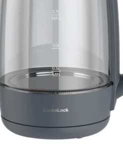 EJK276GRY - Ấm đun siêu tốc Locknlock Smart glow glass electric kettle 220-240V, 50/60Hz, 1850-2200W,1.7L- Màu xám - LocknLock Cần Thơ