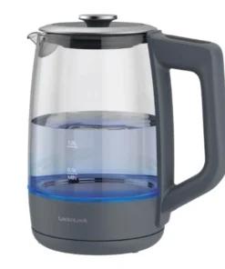 EJK276GRY - Ấm đun siêu tốc Locknlock Smart glow glass electric kettle 220-240V, 50/60Hz, 1850-2200W,1.7L- Màu xám - LocknLock Cần Thơ