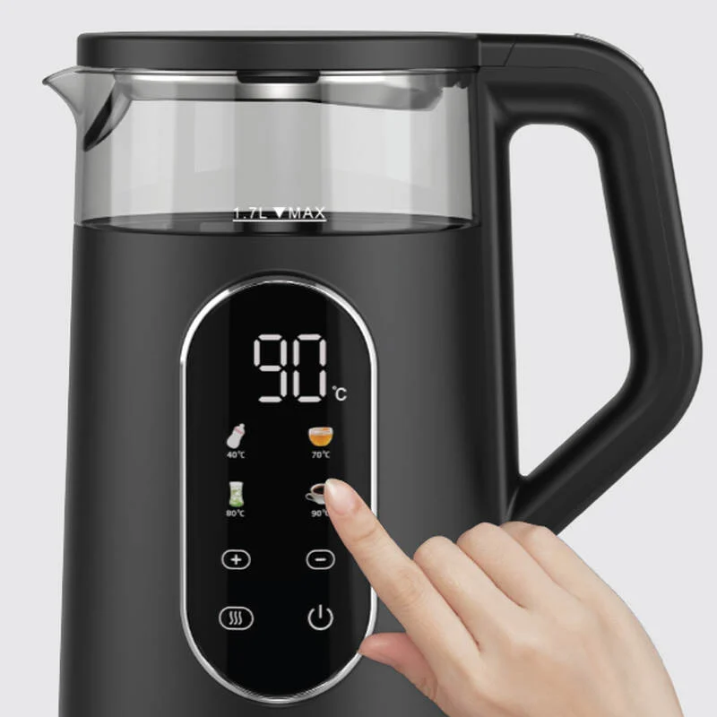 EJK286BLK - Ấm đun siêu tốc Locknlock Digital electric kettle 220-240V, 50-60Hz, 1850-2200W, 1.7L- Màu đen -LocknLock Cần Thơ