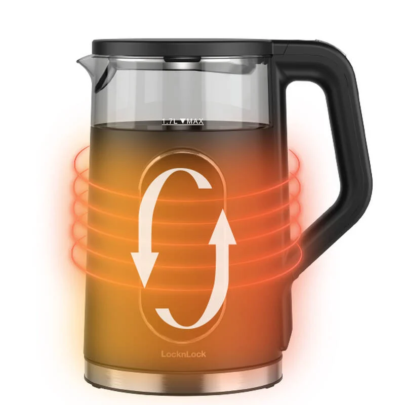 EJK286BLK - Ấm đun siêu tốc Locknlock Digital electric kettle 220-240V, 50-60Hz, 1850-2200W, 1.7L- Màu đen -LocknLock Cần Thơ