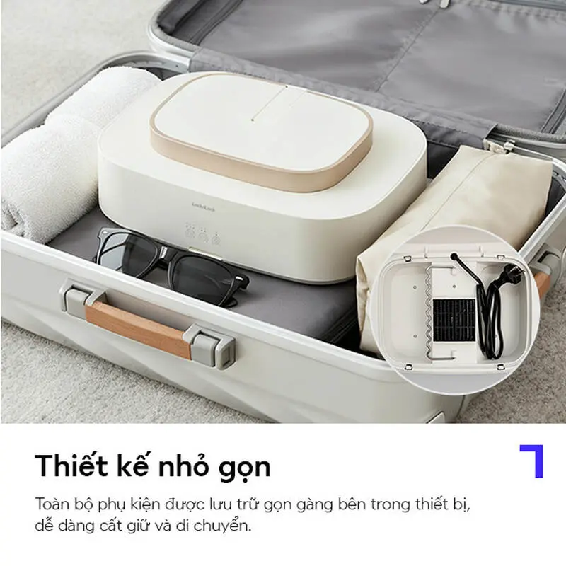 END112IVY - Máy sấy khuẩn quần áo LocknLocK,khử khuẩn tia UV,công nghệ sưởi PTC - LocknLock Cần Thơ