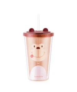 HAP511 - Ly nhựa 2 lớp LocknLock Animal 520ml in hình heo - 2 Màu (Màu hồng, Màu nâu) - LocknLock Online