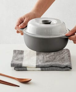 LMW123 - Nồi Hấp Trong Lò Vi Sóng - 1.2L - Màu Xám - Locknlock - LocknLock Cần Thơ