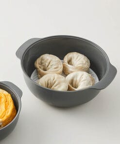 LMW123 - Nồi Hấp Trong Lò Vi Sóng - 1.2L - Màu Xám - Locknlock - LocknLock Cần Thơ