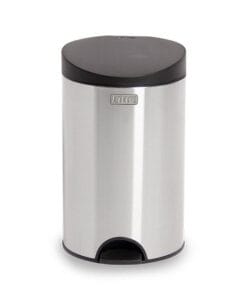 RPS1-90 - Thùng Rác inox Fitis Premium 12L - Tròn đạp thấp - 3 Màu (Inox mờ, Trắng, Đen) - RPS1-901, RPS1-904, RPS1-903 - LocknLock Cần Thơ