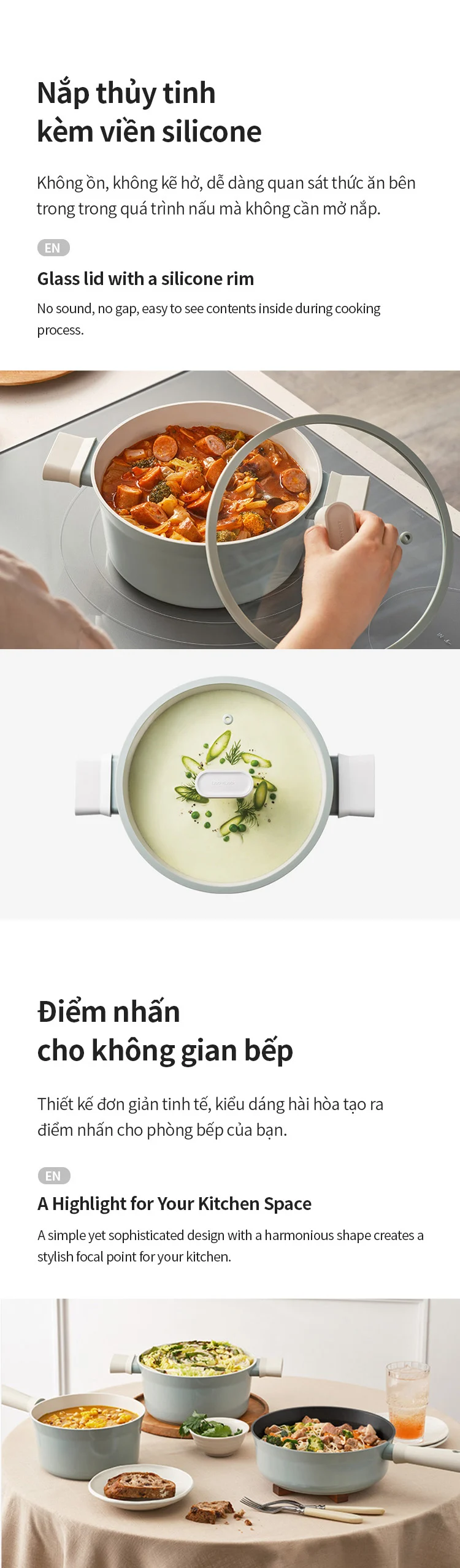 CSU1242MIT - Nồi Thấp Suit LocknLock 24cm - Màu Mint - LocknLock Cần Thơ