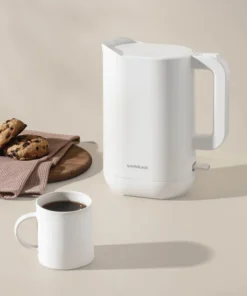 EJK216WHT - Ấm đun siêu tốc giảm âm Locknlock Silent electric kettle 220-240V, 50-60Hz, 1360W, 1.2L- Màu trắng - LocknLock Cần Thơ
