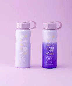 LHC7005 - Bình Nước LocknLock 500ml Đổi Màu Theo Nhiệt Độ, Thép Không Gỉ 2 màu (Tím, Mint) - LocknLock Cần Thơ