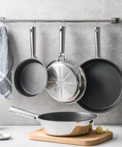 CSW/CSF - Chảo sâu lòng bằng thép không gỉ chống dính 3 lớp LocknLock Suit STS - LocknLock Cần Thơ