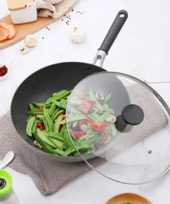 LED4306 - Chảo Sâu Lòng Chống Dính Beet Marble 30Cm - 3 Màu (Đỏ Rượu, Vân Đá, Xám) - Locknlock - LocknLock Online