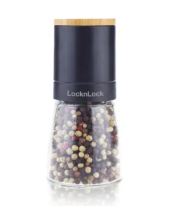 CKO115 - Hủ Xay Tiêu Thủy Tinh LocknLock - 140Ml - 2 Màu (Đen, Trắng) - LocknLock Online