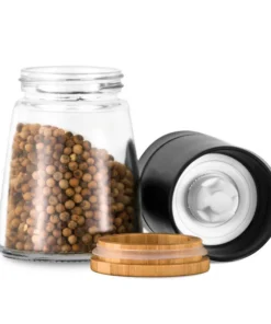 CKO115 - Hủ Xay Tiêu Thủy Tinh LocknLock - 140Ml - 2 Màu (Đen, Trắng) - LocknLock Online