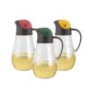 CKO201 - Bình Đựng Dầu Bằng Thủy Tinh Với Nắp Mở Tự Động Lock&Lock 550Ml - 3 Màu (Xanh Lá Cây, Tím, Vàng)