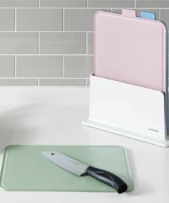 CSC251 - Bộ 3 Thớt Nhựa Kháng Khuẩn Cao Cấp Grn/Red/Blue - W/Tray+Clb - Std - 5Ea - LocknLock - LocknLock Online