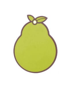 CSC552 - Thớt Nhựa Kháng Khuẩn LocknLock Hình Lê - Màu Xanh Lá -