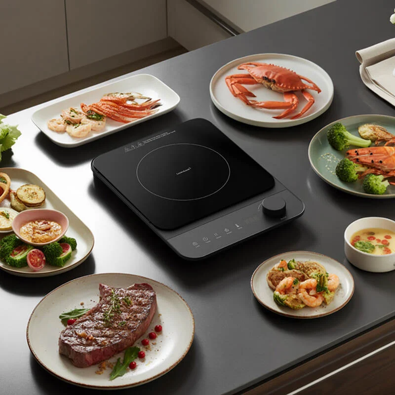 EJI351BLK - Bếp điện từ LocknLock Induction Cooker 2000W - Màu đen - LocknLock Online