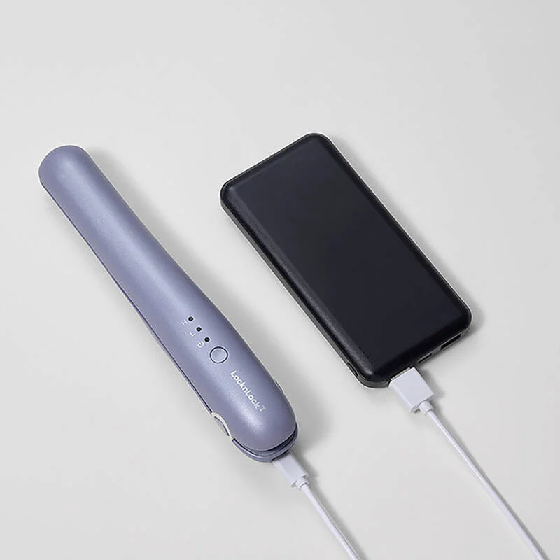 ENA224PUP - Máy duỗi tóc không dây, tấm phủ nhiệt ceramic LocknLock 15W - Màu tím - LocknLock Online