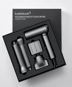 ENA626GRY - Máy sấy tạo kiểu tóc gấp gọn LocknLock 1300W - Màu xám - LocknLock Online
