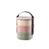 HPL771 - Bộ Hộp Cơm 3 Tầng Locknlock Bằng Nhựa Size M - 152x142x180mm -