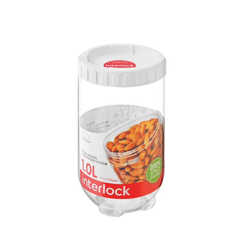 INL302W - Hộp Bảo Quản Thực Phẩm Interlock 1.0L - 96.5x173.5 mm - LocknLock - LocknLock Online