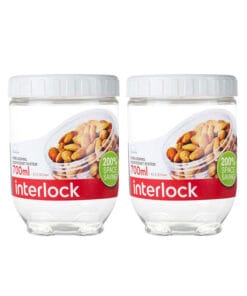 INL304WS2 - Bộ 2 Hộp Đựng Thực Phẩm Interlock 700ml, 95x133mm - LocknLock - LocknLock Online