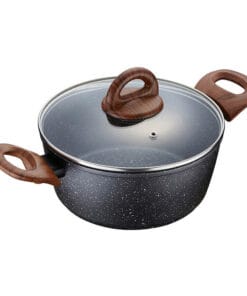 LBU1202 - Nồi Nhôm Chống Dính Baum Marble 20cm, 2 Tay Cầm, Nắp Thủy Tinh, LocknLock - LocknLock Online