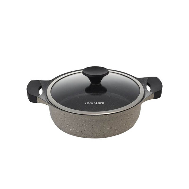 LCA6242D-IH - Nồi LocknLock Stone 2 Tay Cầm 24cm