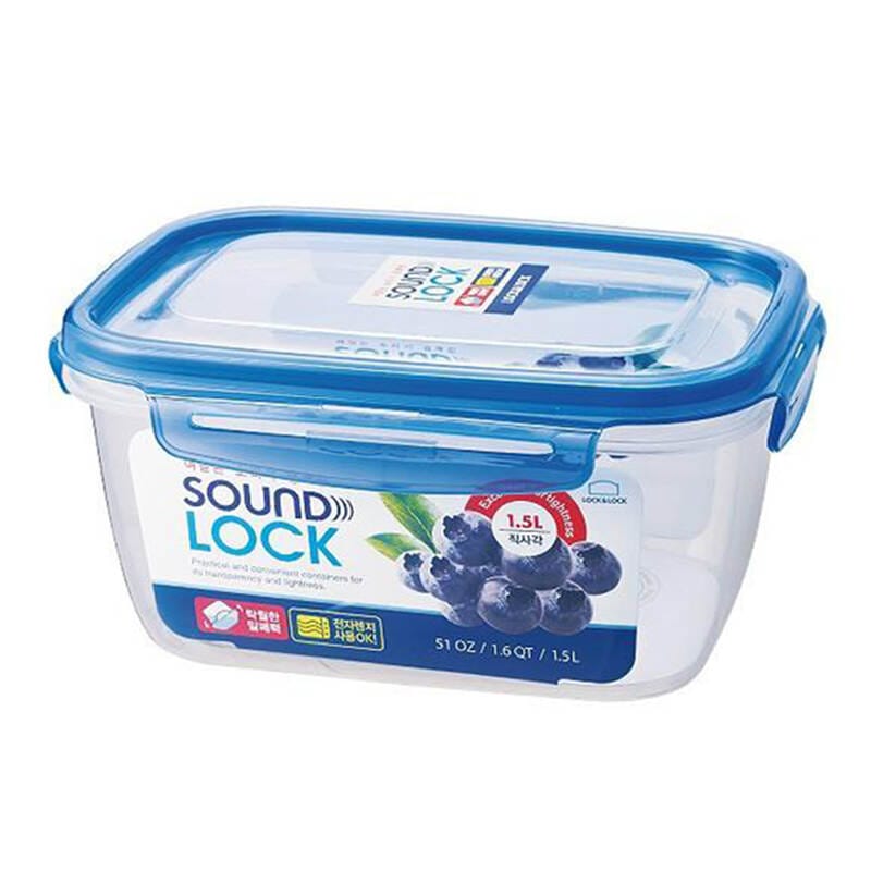 LEP552 - Hộp Bảo Quản Thực Phẩm Sound Lock Hình Chữ Nhật 1.5L - LocknLock - LocknLock Online