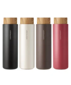 Review Bình Giữ Nhiệt LocknLock Flat Nắp Gỗ 400ml (LHC4227)