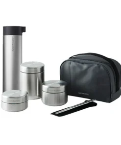 LHC8016S01 - Bộ Hộp Cơm Giữ Nhiệt Thieps Không Gỉ 6 Món Kèm Bình Giữ Nhiệt 400ml LocknLock - LocknLock Online