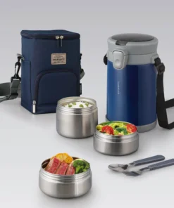 LHC8039 - Bộ Hộp Cơm Giữ Nhiệt LocknLock Easy Carry 2.0L, 720Ml*1, 420Ml*2, Bộ Muỗng Và Nĩa*1, Túi Đựng*1 - 2 Màu (Xanh, Trắng) - LocknLock Online