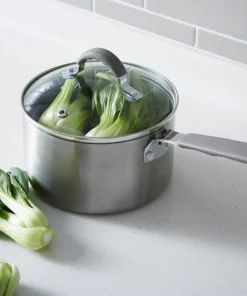 Alternative view of LHD1141 - Nồi Sâu Lòng Locknlock Handycook Có Tay Cầm Và Nắp Đậy 14Cm - Màu Xám