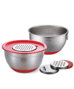 MIX3202, MIX3242 - Bộ Bát Trộn Inox Và Bàn Mài 2 size (20cm, 24cm) - Locknlock - LocknLock Online