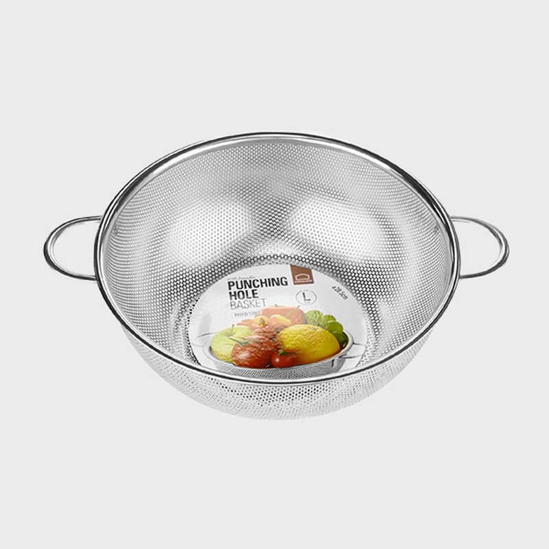 MIXB1282 - Rổ Inox Punching Hole 28 Cm Có Tay Cầm - Locknlock - LocknLock Online
