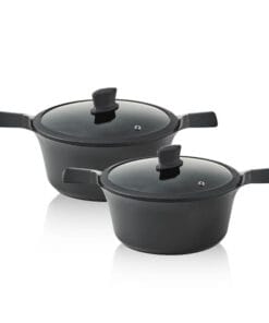 CAC2011, CAC2411 - Nồi Edge Locknlock 2 Size (Có Thể Sử Dụng Bếp Từ) - Màu Đen - LocknLock Online
