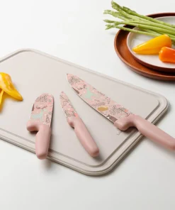 CKK308S3 - Bộ dao nhà bếp 3 món LocknLock Gallery Knife Set Màu hồng - LocknLock Online