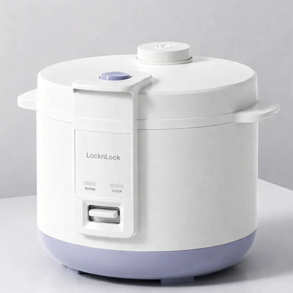 EJR442IVY - Nồi cơm điện Locknlock One-switch rice cooker 220V, 50Hz, 650W,1.5L- Màu ngà