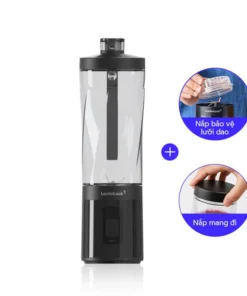 Alternative view of EJJ356BLK - Máy xay sinh tố cầm tay LocknLock dung tích 600ml - Màu đen