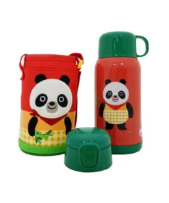 LHC1435 - Bình Nước Giữ Nhiệt Cartoon Kids Vacuum Bottle 550ml LocknLock - 3 màu (Xanh Lá Cây, Đỏ, Xanh Dương)