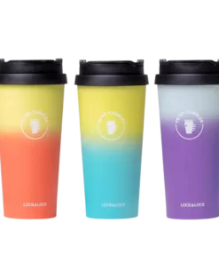 LHC4151 - Bình giữ nhiệt Lock&Lock Two-tone Clip 540ml - 3 Màu ( Màu tím&xanh, Màu xanh mint&vàng, Màu cam/đỏ&vàng ) - LocknLock Online