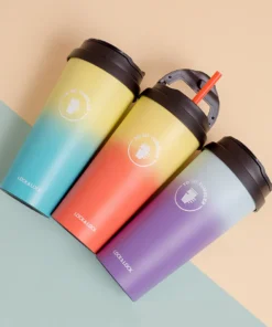 LHC4151 - Bình giữ nhiệt Lock&Lock Two-tone Clip 540ml - 3 Màu ( Màu tím&xanh, Màu xanh mint&vàng, Màu cam/đỏ&vàng ) - LocknLock Online