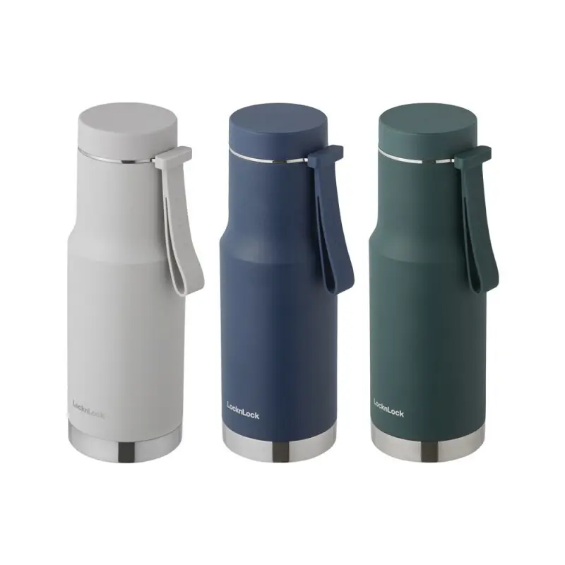 LHC4198 - Bình giữ nhiệt LocknLock Metro Edge Tumbler 470ml - 3 Màu ( Màu Xanh Lá Đậm, Màu Navy, Màu Trắng Ngà )