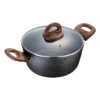 LBU1242 - Nồi Nhôm Chống Dính Baum Marble 24cm, 2 Tay Cầm, Nắp Thủy Tinh, LocknLock - LocknLock Online